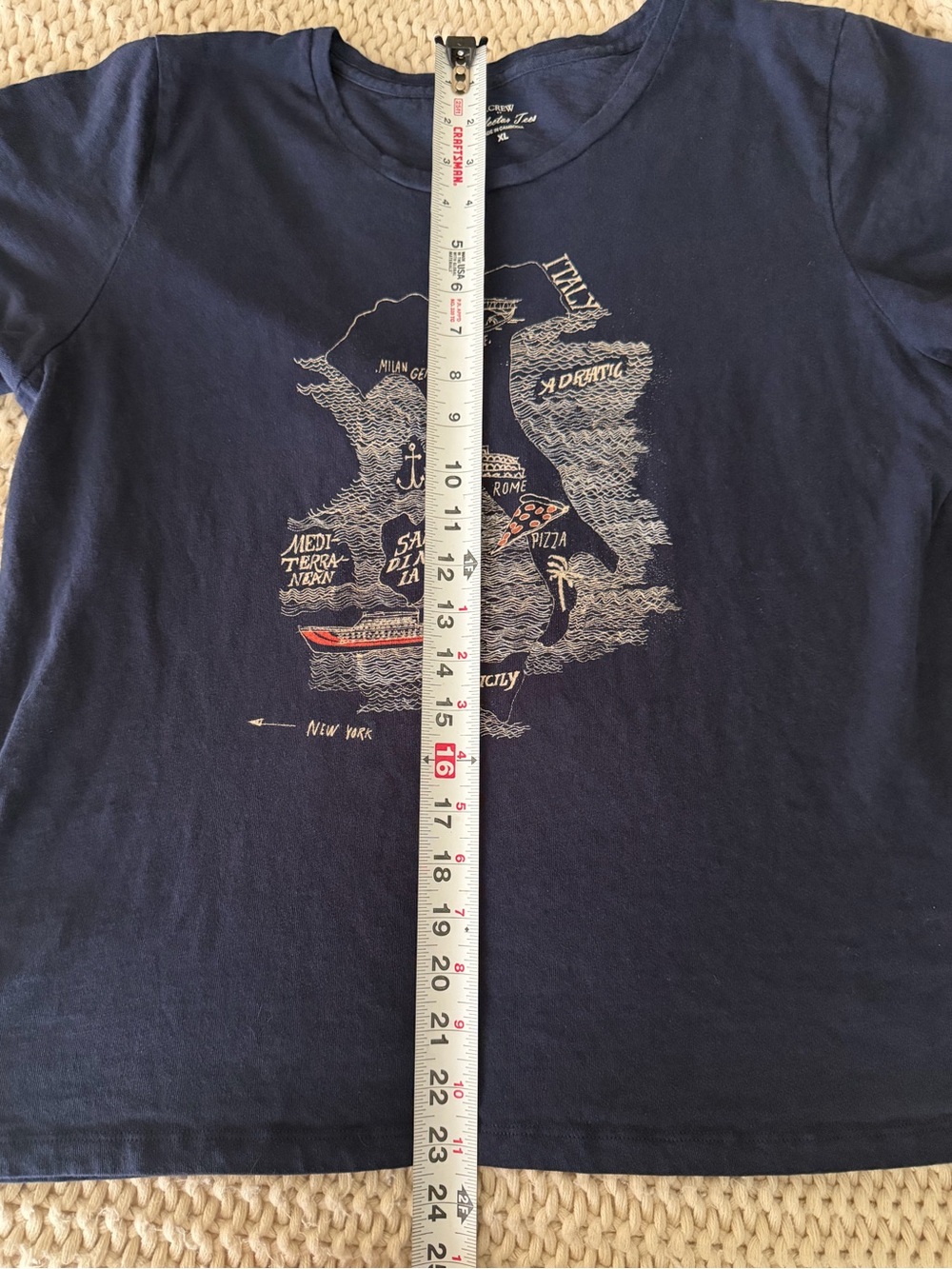 J. Crew Collectors Tee size XL - Picture 7 of 9